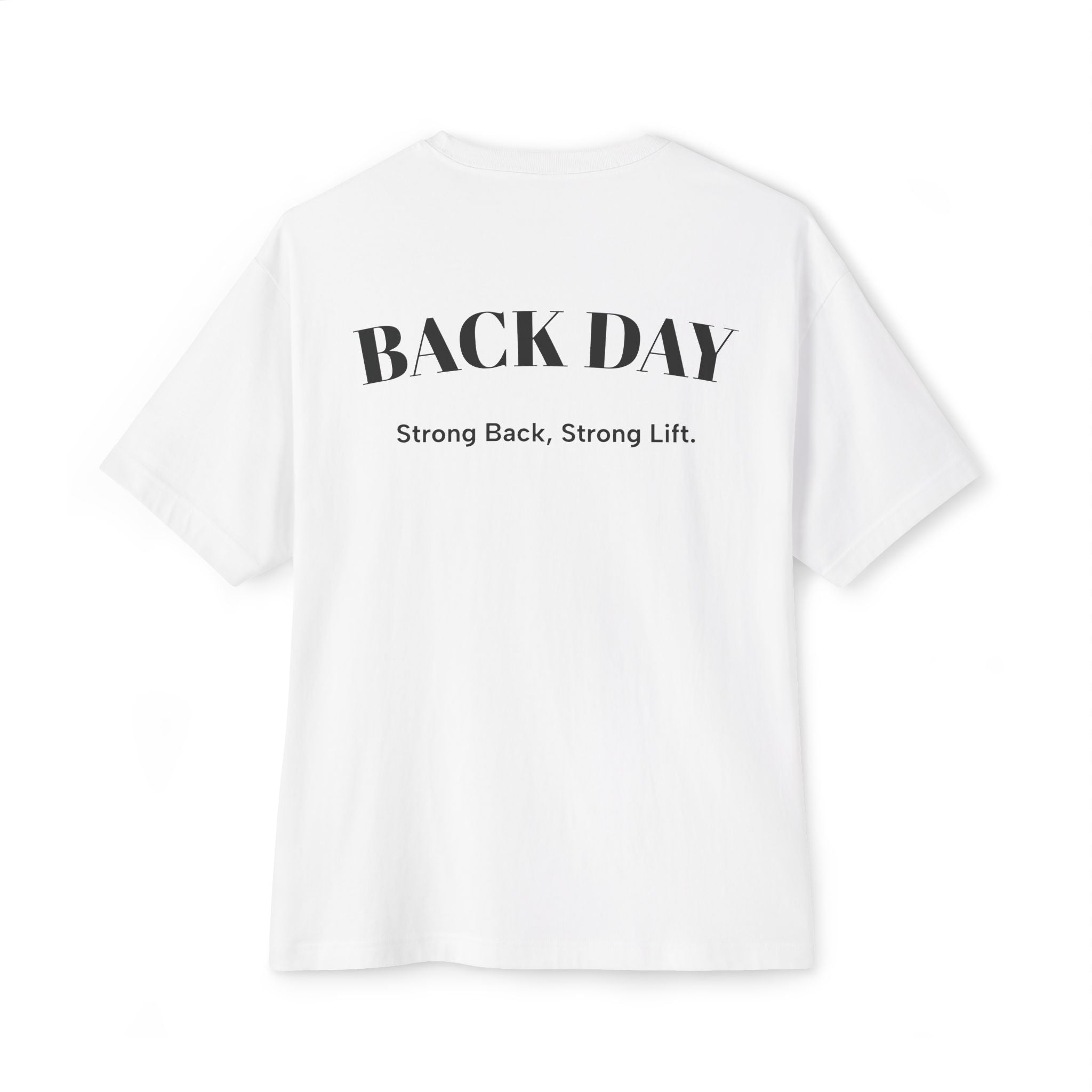 Back Day Tee — "Back Day" Gym Workout T‑Shirt (Strong Back, Strong Life)