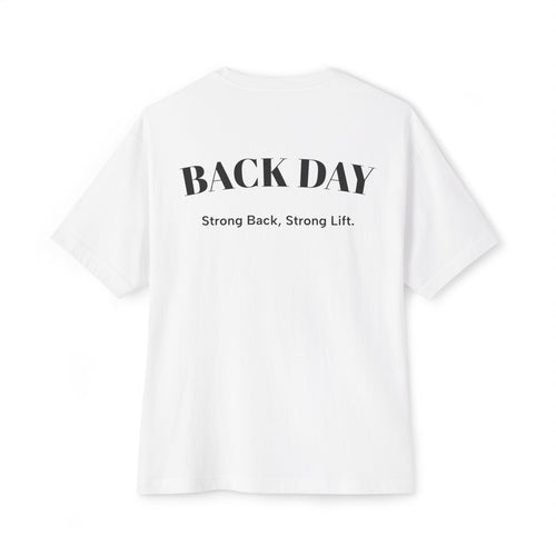 Back Day Tee — "Back Day" Gym Workout T‑Shirt (Strong Back, Strong Life)