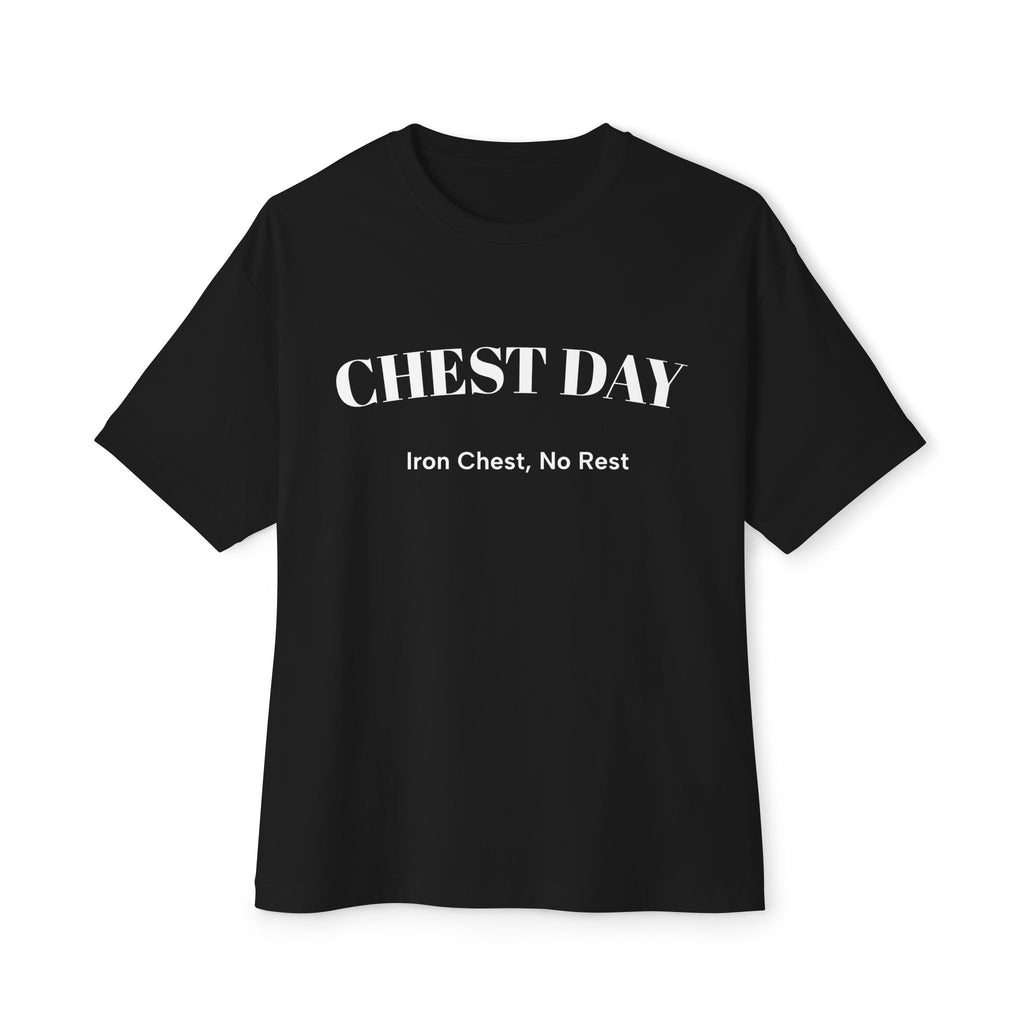 Chest Day Tee — "Chest Day" Gym Workout T‑Shirt (Iron Chest, No Rest)