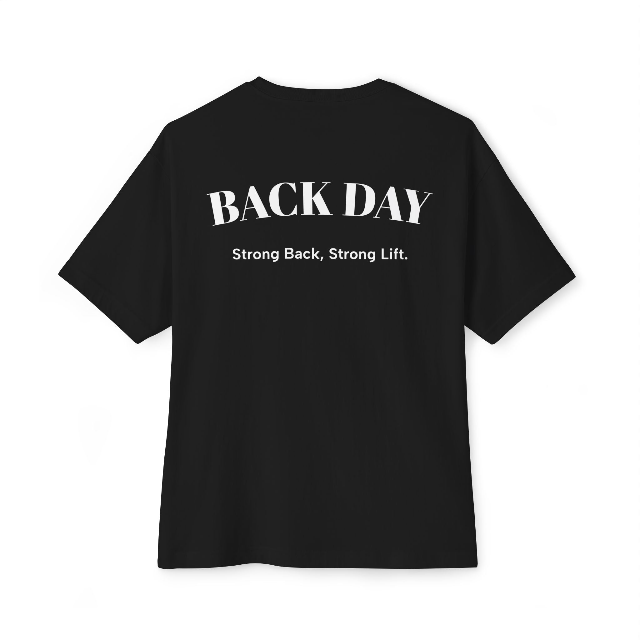 Back Day Tee — "Back Day" Gym Workout T‑Shirt (Strong Back, Strong Life)